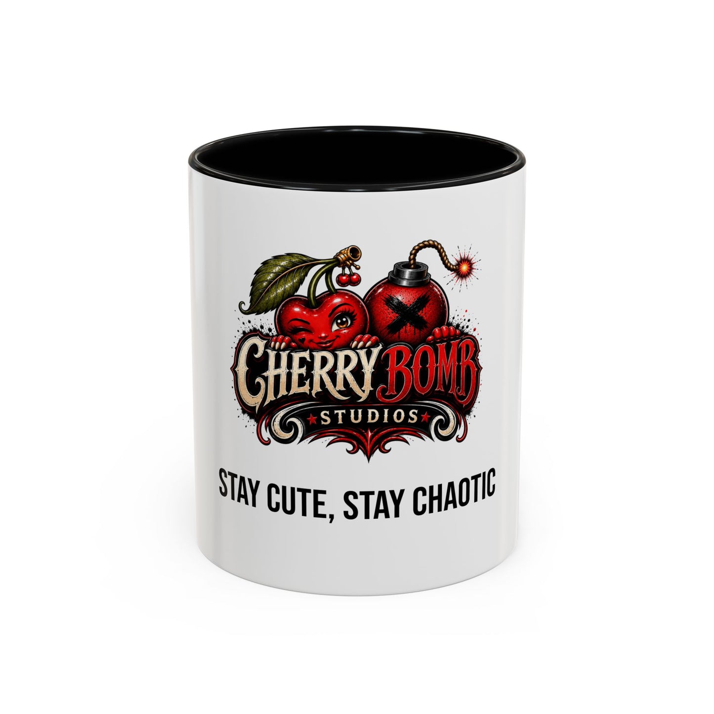 Cherry Bomb Core Accent Mug