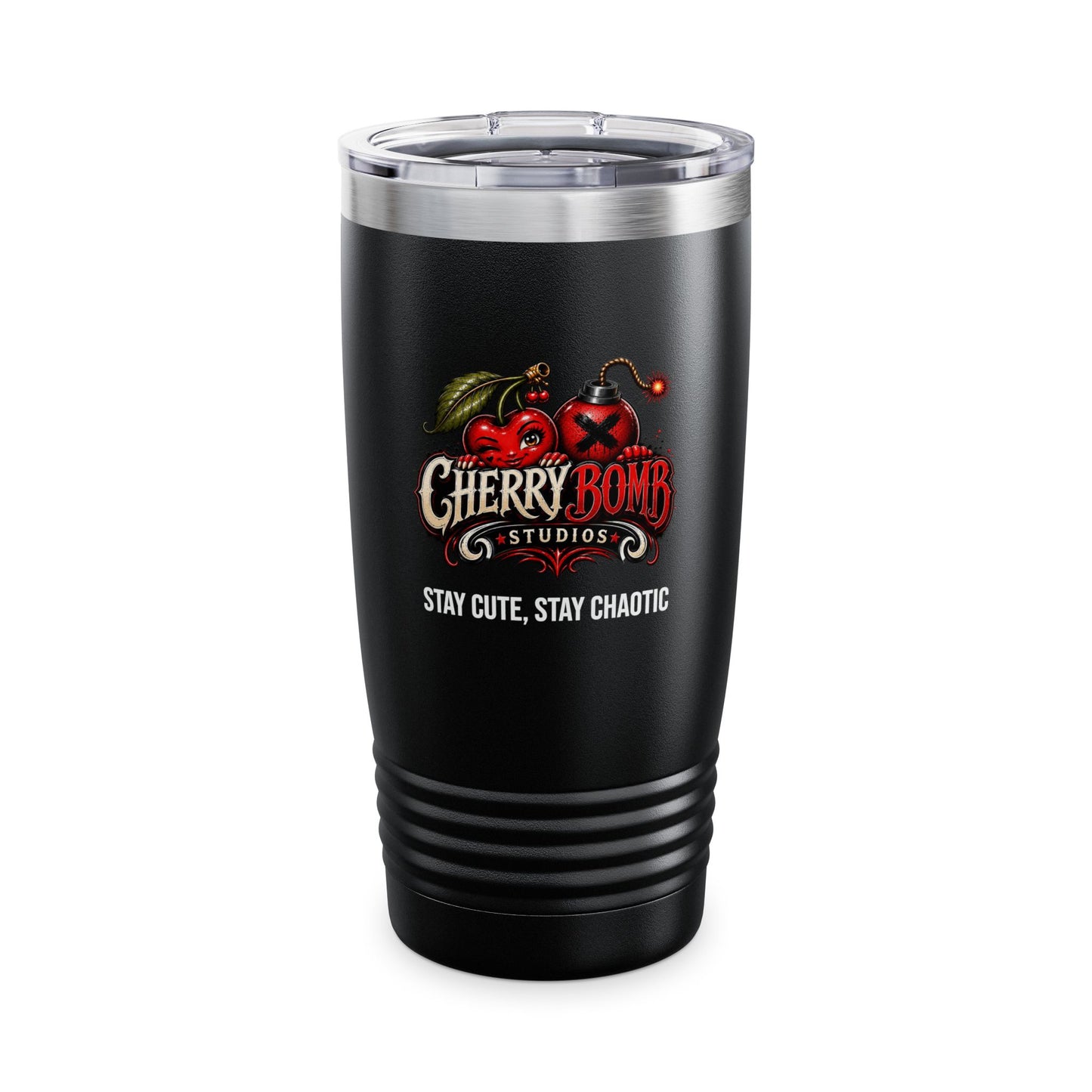 Cherry Bomb Core Ringneck Tumbler