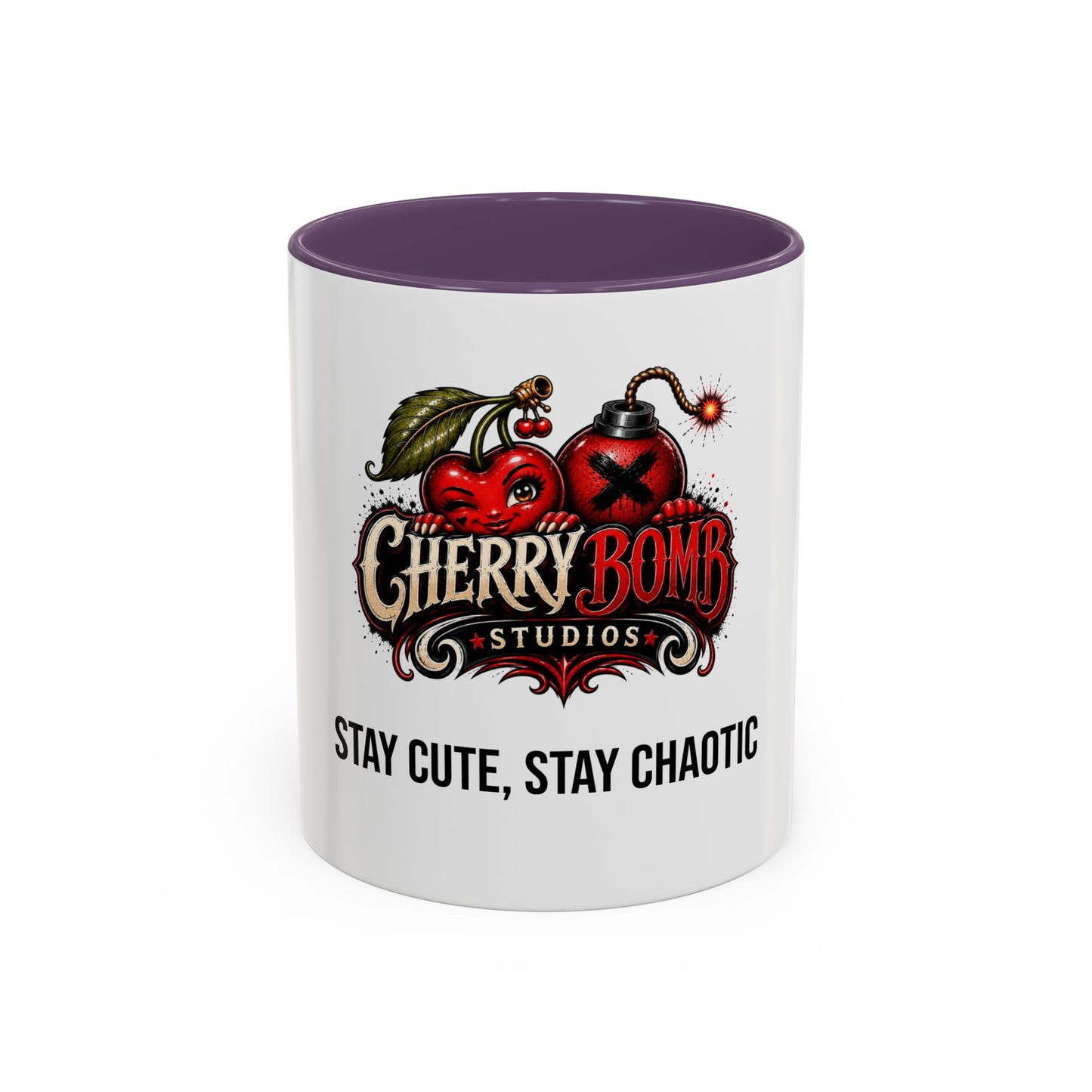 Cherry Bomb Core Accent Mug