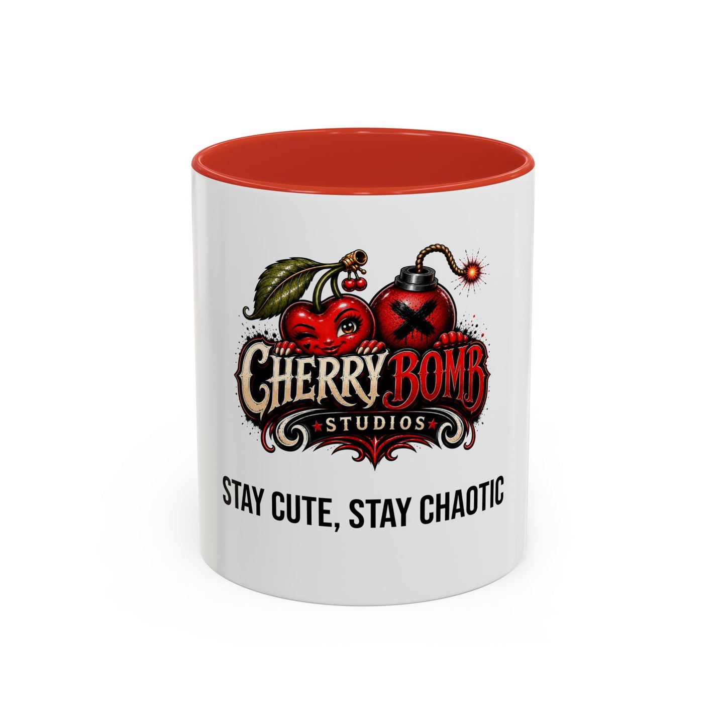 Cherry Bomb Core Accent Mug