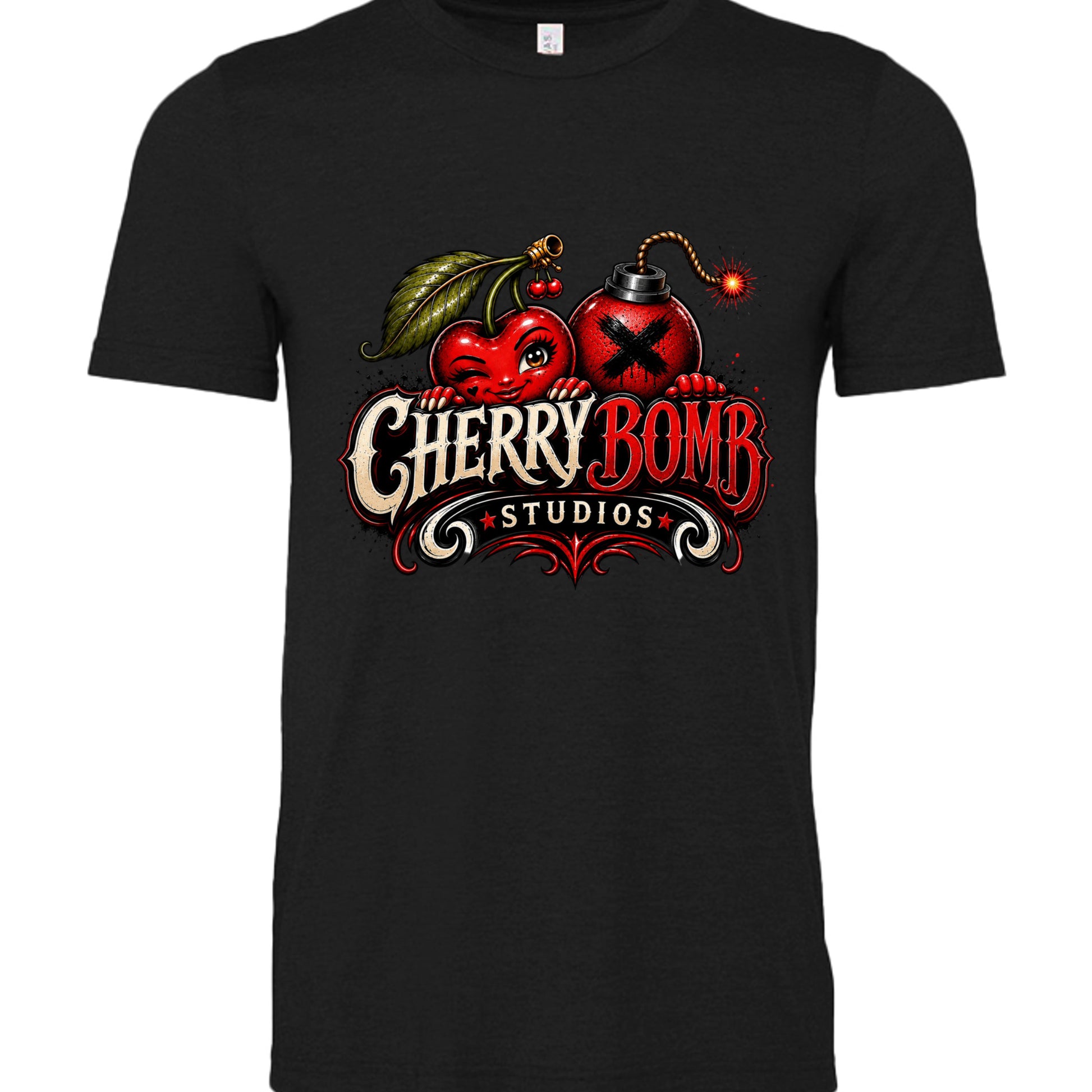Solid Black Blend - 3001CVC - FRONT